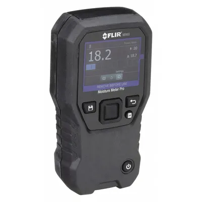 FLIR Moisture Meter: Digital, TFT LCD, Pin/Pinless, ±1.5% Moisture Content Accuracy - Pin/Pinless Moisture Meters