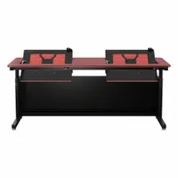 VERSADESK Standing Desk: Cherry, Wood, 72 in Overall Wd, 30 in Overall Dp, 36 in Max Desktop Ht (MPN RST7230-BC)