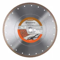 HUSQVARNA Diamond Saw Blade: 14 in Blade Dia., Wet/Dry, For Power Cutter, Good, Segmented, 10 PK (MPN 579815703)