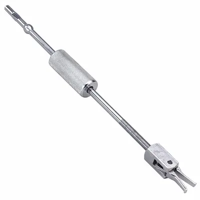 OTC Slide Hammer Puller: Internal, 3.7 lb Wt, 1/2 in – 1 3/8 in Spread, 20 in Overall Lg - Slide Hammer Jaw Pullers