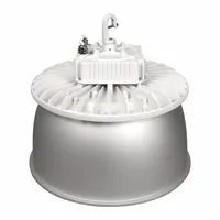 Silver, unfinished aluminum reflector accessory for use with BPHE2-TRNSFR bay light fixtures. Includes six screws for installation. Directs and enhances light output in industrial and commercial high-bay applications such as warehouses and factories