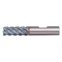 CLEVELAND Square End Mill: Carbide, TiAlN Coated, 5 Flute, 1/8" Mill Dia, 1/2" LOC, 1-1/2" OAL (MPN C80418)