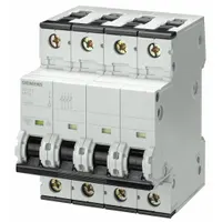 SIEMENS IEC Supplementary Protector: 0.5 A Amps, 72V DC, 10kA at 400V AC, Screw Clamp, D, 400V AC (MPN 5SY44058)