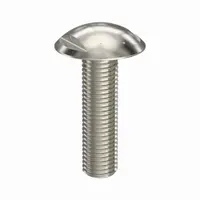 Machine Screw: M8x1.25 Thread Size, 30 mm Lg, Truss Head, Spanner, 316, Stainless Steel, Plain (MPN K1329.08X30)