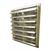 Shutter Mount Exhaust Fan: 30 in Blade, 1 Speed, 1/3 hp, Totally Enclosed Air Over, 5,090 cfm, 1 ph (MPN 484X49)
