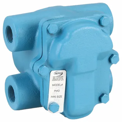 MEPCO Steam Trap: Cast Iron, 3/4 in FNPT, 1,650 lb/hr, 125 psi Max., 450°F Max. - Cast Iron H-Pattern Float & Thermostatic Steam Traps
