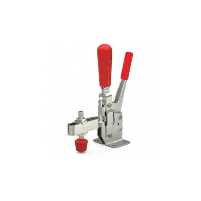 DE-STA-CO Toggle Clamp: Locking Vertical Handle, Flange Base Mounting - Standard Toggle Clamps