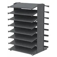 AKRO-MILS Pick Rack: 36 in x 36 in x 60 in, 2 Sided, 0 Bins, 16 Shelves (MPN APRD18)