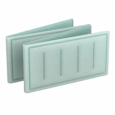 OEM Link Air Filter: 20 in x 20 in x 1 in, 20 in Section Wd, 4 Sections, 2 Ply - MERV 8 Link Air Filters