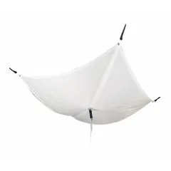 This leak diverter channels dripping water away from equipment, walkways, or work areas. Made of clear PVC with polyester/PVC composite, it measures 7 ft by 7 ft and uses strap-style mounting for quick deployment under ceilings.