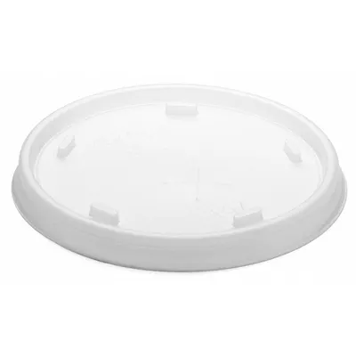 DART Disposable Hot/Cold Cup Lid: For 8 oz_10 oz Cup Capacity, Straw Slot, Translucent - Flat Straw Slot Lids