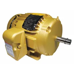 Totally enclosed fan-cooled (TEFC) 3-phase AC motor with rigid base mount. Rated 1 hp, 1155 RPM at 60 Hz, 208-230/460V AC, 3.4/1.7 A full load current. Suitable for industrial applications such as pumps, fans, conveyors, and compressors in dusty or dirty environments.