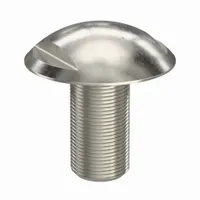 Machine Screw: M8x1.25 Thread Size, 16 mm Lg, Truss Head, Spanner, 316, Stainless Steel, Plain (MPN K1329.08X16)