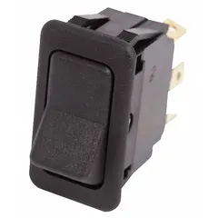 This fan switch is a replacement component for ovens, used to control the operation of the oven fan. It manages airflow during cooking cycles and is intended for service and repair of compatible oven equipment.