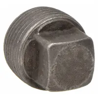ANVIL Plug: Solid Square Drive Plug, Steel, 1 1/2 in, NPT Threaded, 9,000 psi (MPN 0361301609)