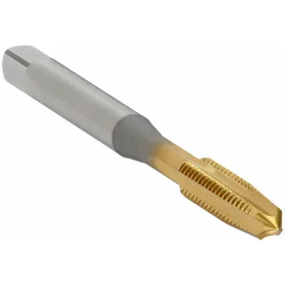 OSG Straight Flute Tap: #10-24 UNC, H2 / 2B-3B, 4 Flute, Taper Chamfer - General Purpose Hand Taps
