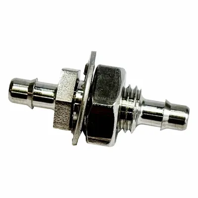 MEM-CO Mini Barb Fitting: Stainless Steel, Rubber, 2,000 psi Max Op Pressure (MPN 3/4BK6-SS) - Stainless Steel Barbed Tube Fittings