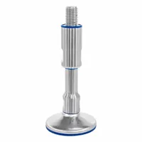 JW WINCO Leveling Foot: Swiveling Stud, 1"-8 Thread Size, 3.15 in, 3,372 lbf Capacity (MPN 19-80-1X8-235-A)