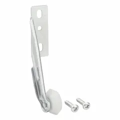 This right-hand drawer guide roller is designed for use in drawer slide assemblies, supporting a 25 lb load capacity. It is commonly applied in industrial cabinetry, workbenches, and storage units to facilitate smooth drawer operation.