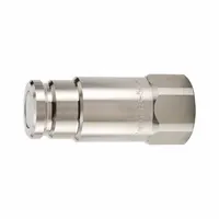 PARKER Hydraulic Couplers connect with FS Series Nipples.: 3/4 in Coupling Size, 316 Stainless Steel (MPN FS-752-12FO)
