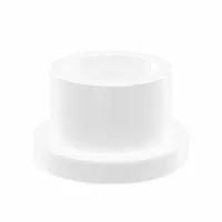 OILITE Flanged Sleeve Bearing: PTFE, 5/8 in Bore, 13/16 in OD, 5/8 in Overall Lg, White, 10 PK (MPN VF-1013-05B)