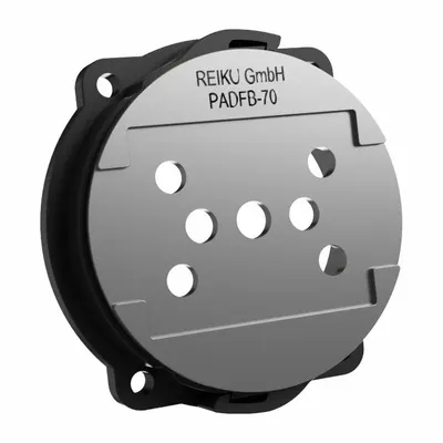 REIKU Flange: 2 3/4 in Nominal Size (MPN PADFB-70) - Rotary Bases for Continuous-Flex Corrugated Tubing