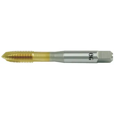 OSG Spiral Point Tap: 1/2"-20 UNF, H9 / 2B, 3 Flute, Plug Chamfer - Spiral-Point Taps for Aerospace Materials