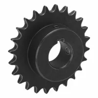TRITAN Roller Chain Sprocket: 50, For 5/8 in Chain Pitch, 1 7/16 in Bore Dia, 24 Teeth, Steel (MPN 50BS24H X 1 7/16)