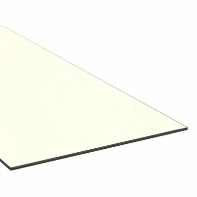 PAI Sheet: 1 in Thick, 6 in x 6 in, Amber, Opaque, 20,000 psi Tensile Strength - Electrically Insulating PAI Sheets & Bars