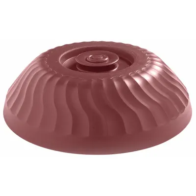 CARLISLE DINEX Insulated Dome: Turnbury, Cranberry, 10 in Dia - Insulated Domes