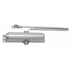 LCN Door Closer: Std Mounting Type, Grade 3 - Light Duty, Aluminum (MPN 1261-REG AL). Key specifications — Manufacturer Part Number: 1261-REG AL; Brand: LCN; Closer Series: 1261; Closer Type: Non-Hold Open; Location Use: Interior/Exterior; Spring Type: Adjustable; Product Type: Door Closer; Spring Size: 5.