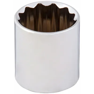 WESTWARD Socket: Metric, 1/2 in Drive Size, 30 mm Socket Size, 12-Point, Std, Chrome - 1/2" Drive Hand Sockets