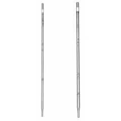 Sterile polystyrene pipette with 1.1 mL capacity, not individually wrapped. Used for precise liquid handling in bacteriological and milk testing applications, such as microbial analysis and quality testing in dairy and microbiology labs.