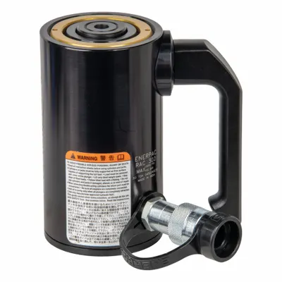 ENERPAC Cylinder: Single Acting, 30 ton Nominal Capacity, 2 in Nominal Stroke Lg - Lightweight Rams
