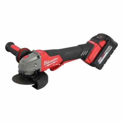 MILWAUKEE Angle Grinder Kit: 5 in_4 1/2 in Wheel Dia, Brushless Motor, (2) 6 Ah, 18V DC - Milwaukee Cordless Angle Grinders