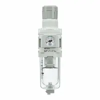 SMC Filter Regulator: AW-D Series, 1/2 in NPT, 5 micron, 1 MPa Max Op Pressure, Auto Drain (MPN AW40-N04DE-2Z-D)