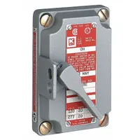 HUBBELL KILLARK Switch Cover: Tumbler Switches (MPN XS-1C)