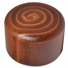 Replacement face for soft striking applications where workpiece marring must be avoided. Made of natural rawhide with a clamping-head design. Compatible with VAUGHAN 6CLU0 hammer model. Used in assembly, metalworking, and woodworking for controlled blows without surface damage.