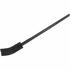 This 56-inch wrecking bar features a 1-inch bar width and a 5-inch claw end with one nail slot. It is designed for demolition, prying, and nail pulling tasks in construction and industrial settings. The long length provides leverage for heavy-duty wrecking applications.