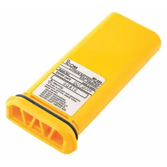 Replacement battery for Icom GM1600 series handheld radios. Lithium-ion chemistry delivers 3,300 mAh capacity. IPX7 waterproof rating allows submersion up to 1 meter for 30 minutes. Compatible with GM1600E model.