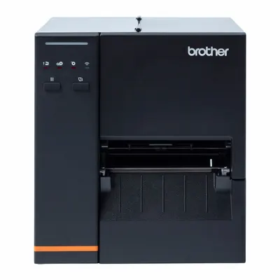 BROTHER Desktop Printer: Direct Thermal/Thermal Transfer, Titan 4120TN, 4.16 in Max. Print Wd - Up to 3,000 Labels per Day