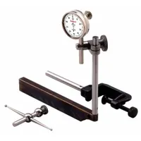 STARRETT Back Plunger Dial Indicator Kit: 0 in to 0.2 in, Inch, Mechanical, 0-100 Dial Reading (MPN 196A1Z)