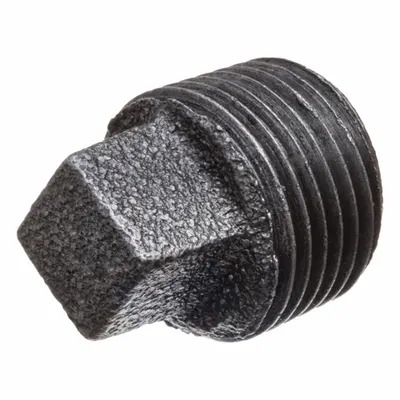 USA INDUSTRIALS Plug: 1 in, Threaded, Class 150, 150 psi @ 72°F, Plug - Low-Pressure Threaded Pipe Fittings with Thread Sealant