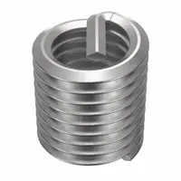 HELI-COIL Helical Insert: Tanged Tang Style, Free-Running, M12-1.75 Thread Size, Plain, 100 PK (MPN A1084-12CN180)