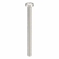 Machine Screw: M6x1.00 Thread Size, 80 mm Lg, 18-8, Stainless Steel, Plain, Pan, Phillips, 10 PK (MPN ZSCRW-304)