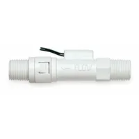 GEMS SENSORS Liquid Flow Switch: Piston, Polypropylene, 3/8 in NPT, 3/8 in Connection Size, NPT (MPN FS-380P, 197082)