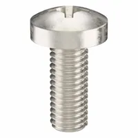 Machine Screw: M8x1.25 Thread Size, 20 mm Lg, 316, Stainless Steel, Plain, Pan, Phillips, 5 PK (MPN ZSCRW-510)