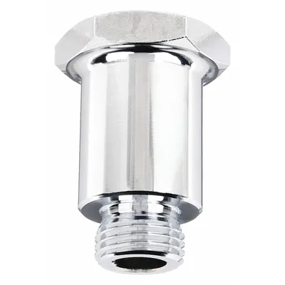 T&S BRASS Sprayer Spring: Brass, Chrome, 2 in Overall Lg, 3/4 in Inlet Connection Size - Faucet Sprayer Hardware & Repair Kits