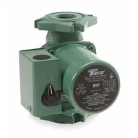 Hydronic Circulating Pump: 1/20 hp HP, 115V AC, Cast Iron, 3, 30 gpm, 11 ft Max. Head, Inline (MPN 0010-MSF2-IFC)