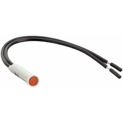 OEM Flush Panel Light: Amber - Neon Indicator Pilot Lights